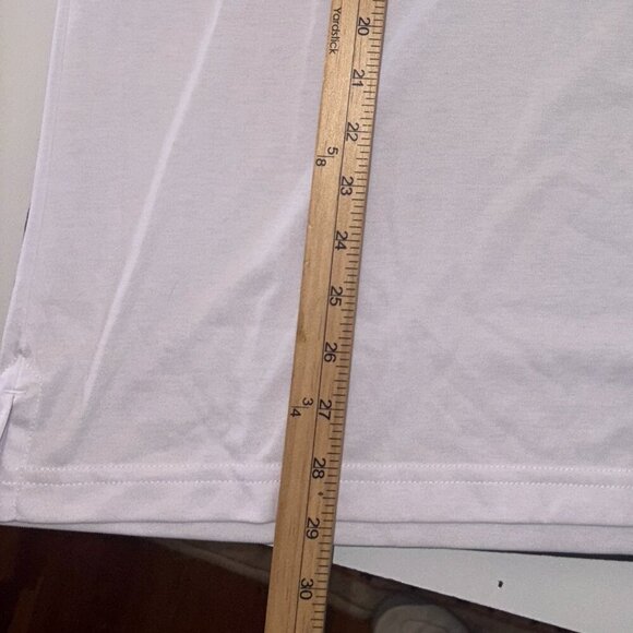NEW NWT Travis Mathew Oceanside Polo Short Sleeve White L Wrinkle Resistant - Picture 10 of 13